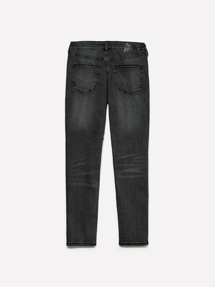 Black Style 73 skinny fit jeans - men's skinny fit jeans - Black | Sisley image number 2
